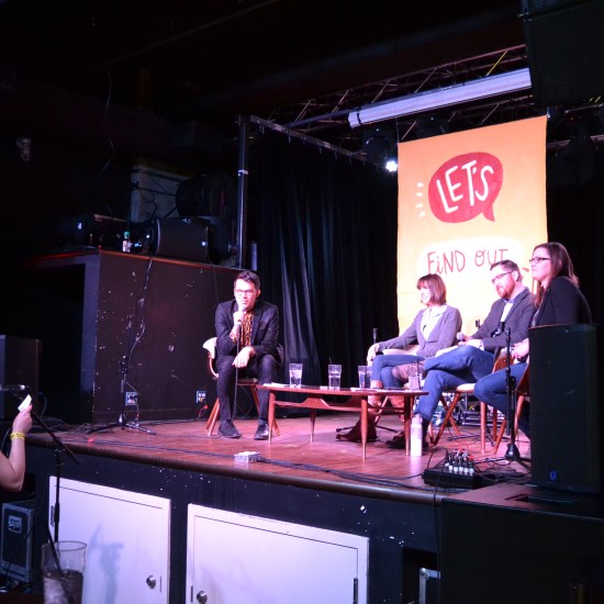 Kelsey Chief asks a question for the panel.