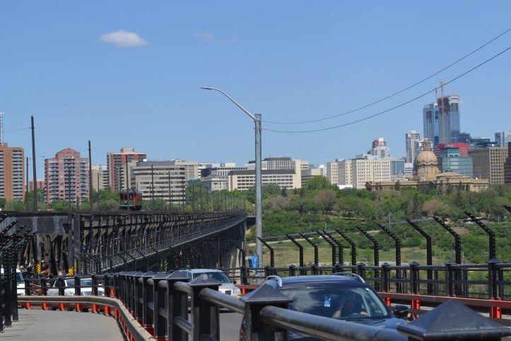 A shot of the High Level Bridge looking north, taken in 2018.