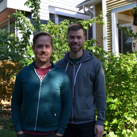 Dustin Bajer with Kory DeGroot